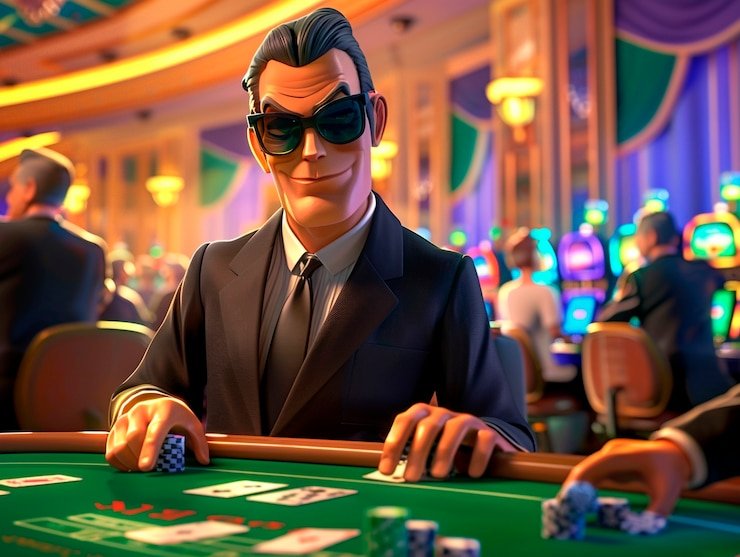 hoki138 slot live-dealer studio with multiple camera angles showing professional dealer at blackjack table